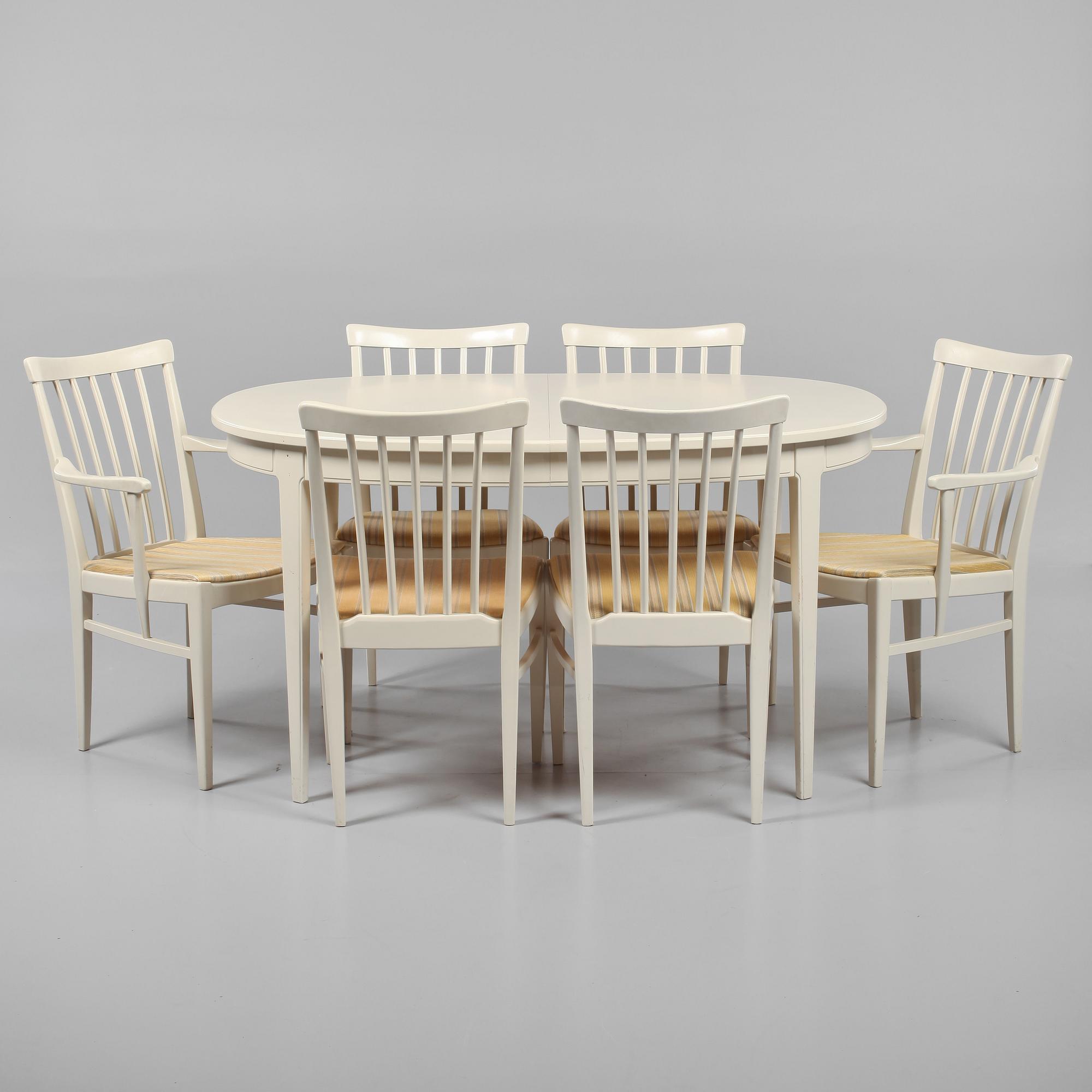 MATGRUPP, 11 delar, "Herrgården", Carl Malmsten, 1900-talets andra hälft.