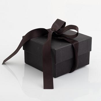 Ole Lynggaard, Charlotte Lynggaard, "Lotus" pendant, 18K gold with moonstone and brilliant cut diamonds.