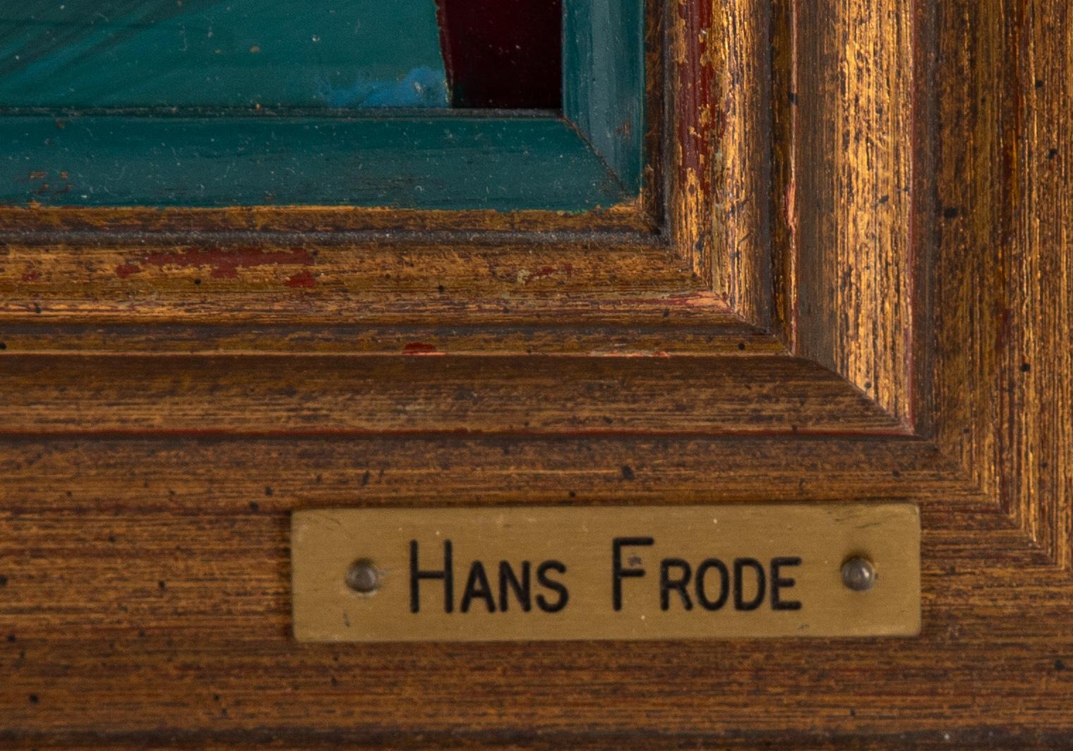Hans Frode, blandteknik, signerad och daterad 1997 à tergo.