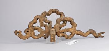 KRÖNDEKOR, trä, Louis XVI-typ, 1700/1800-tal.