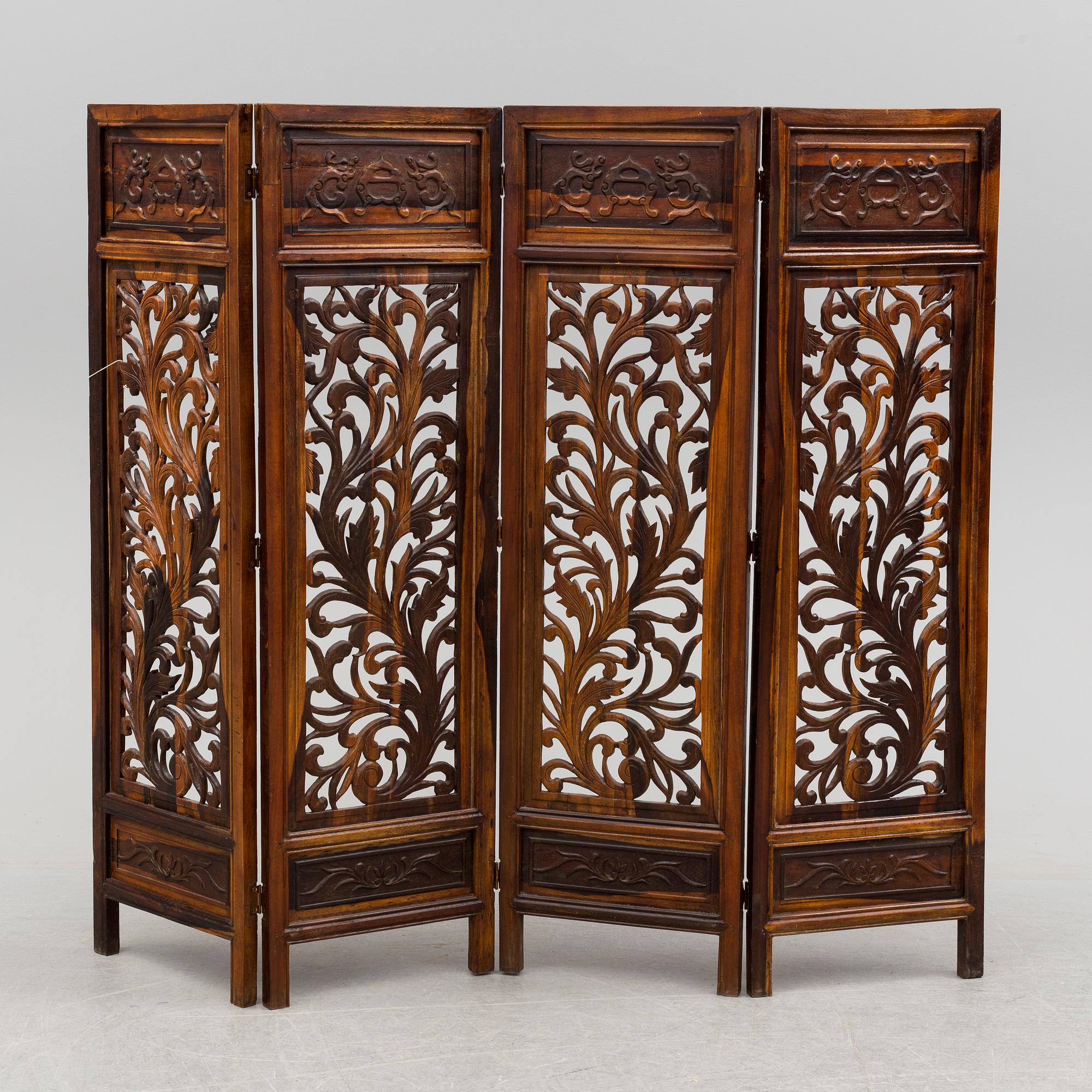 VIKSKÄRM, orientalisk, 1900-tal.