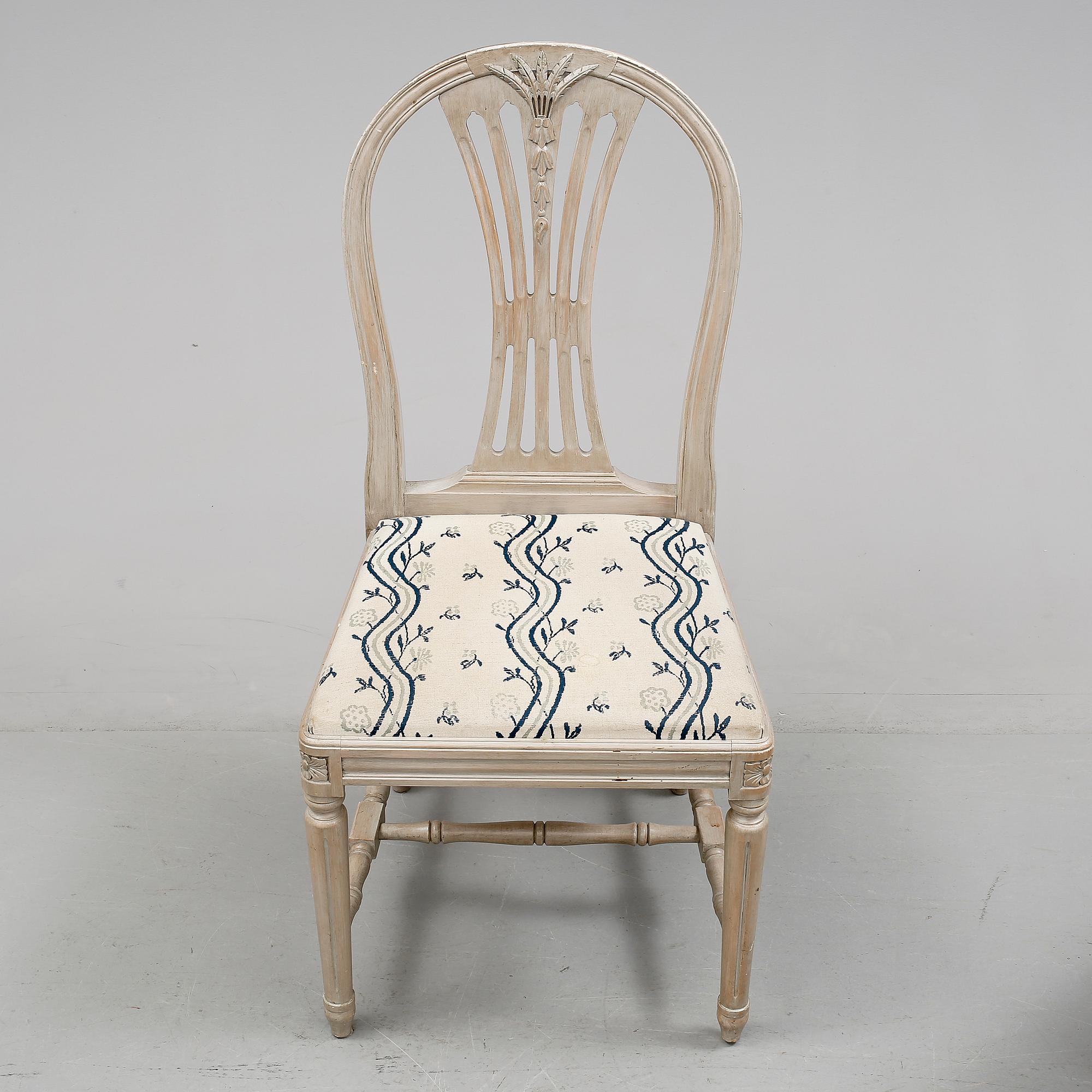 STOLAR, 6st, gustaviansk stil, 1900-tal.