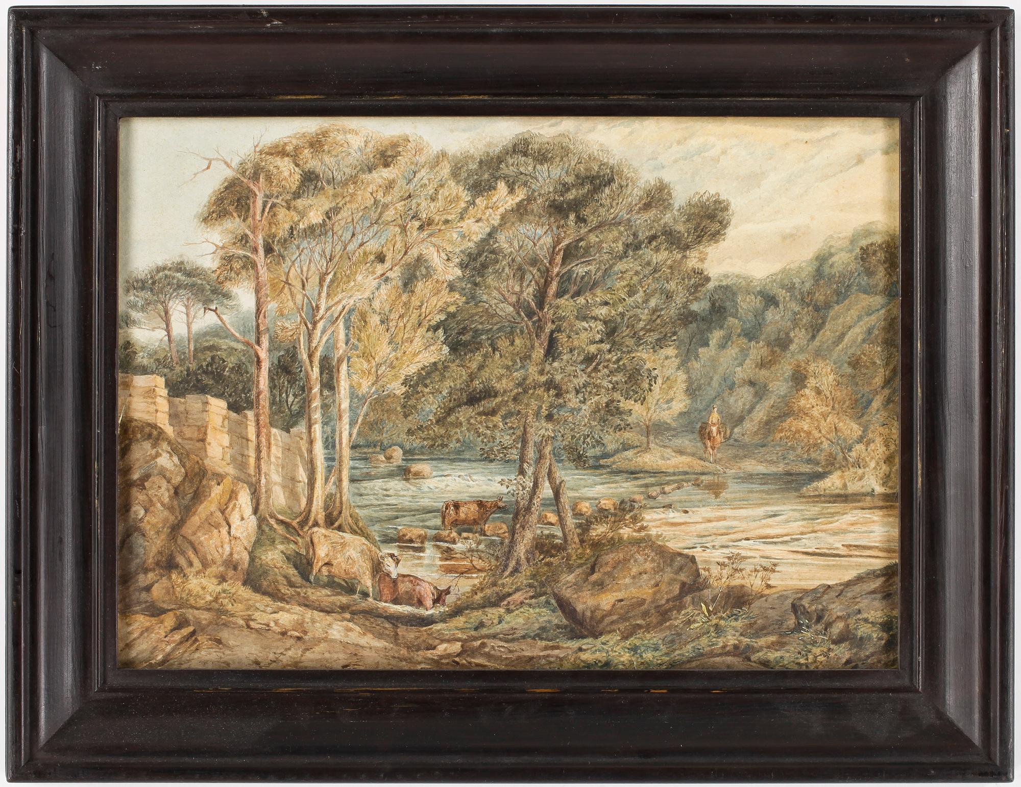 OKÄND KONSTNÄR, akvarell, 18/1900-tal.