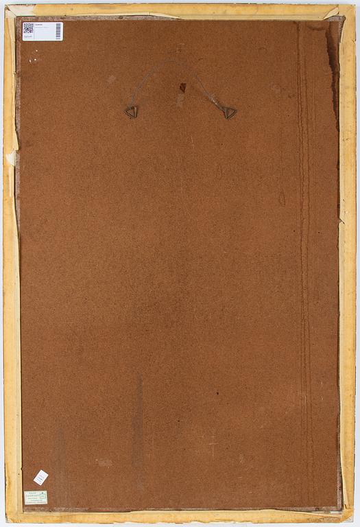 A silk embroidery, 18th century, probably Europe, ca 96 x 57,5 cm.