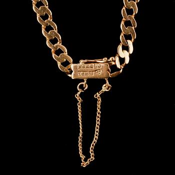 ARMLÄNK, 18k guld, Ceson, Göteborg, 1948. Vikt 8 g.