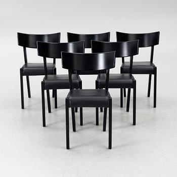 Ralf Lindberg, chairs, 6, “Tati”, Gärsnäs, designed in 1989.