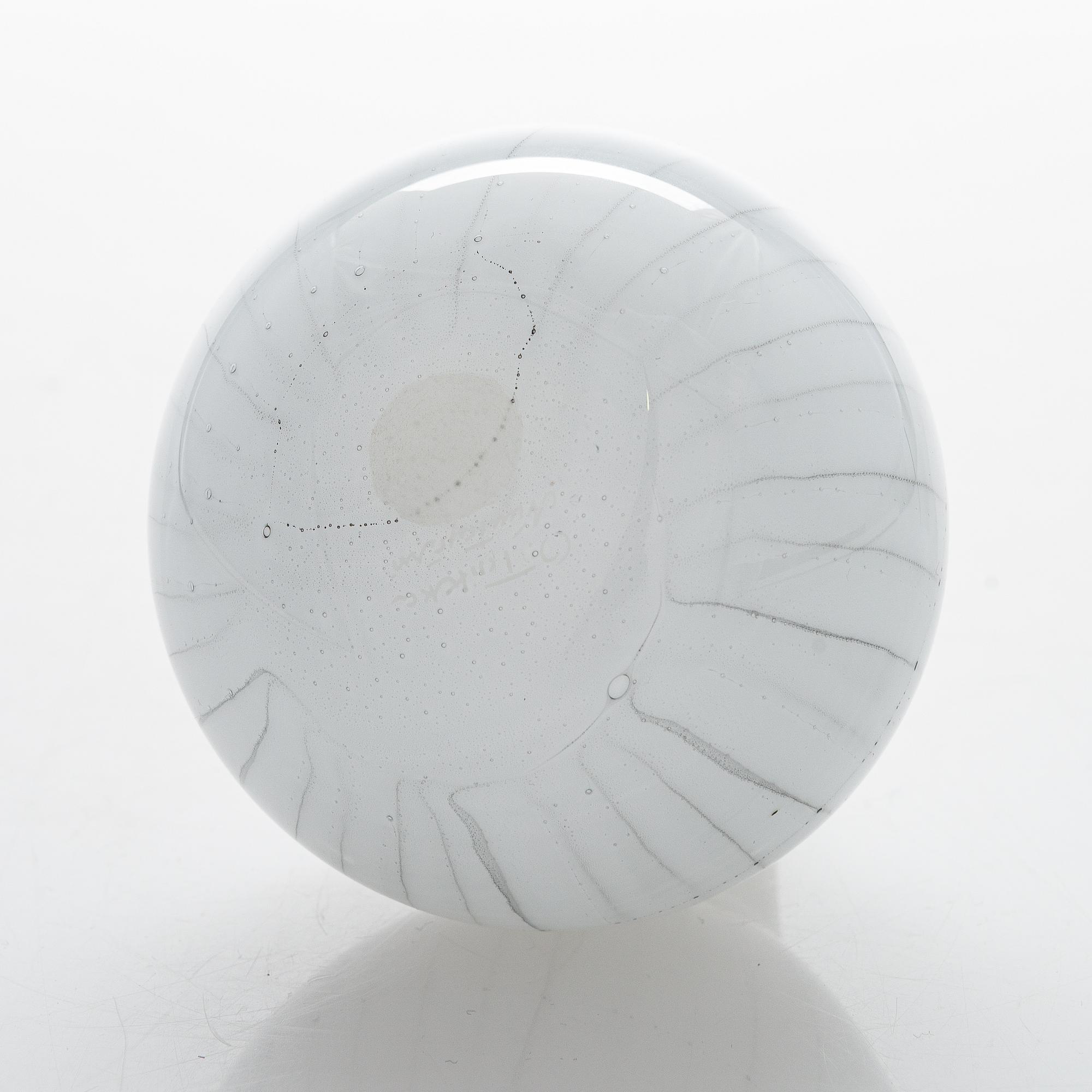 Oiva Toikka, glasskulptur, signerad O. Toikka Nuutajärvi.