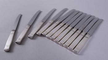 BESTICK, 119 delar, silver. "Rosenholm", G.A.B.