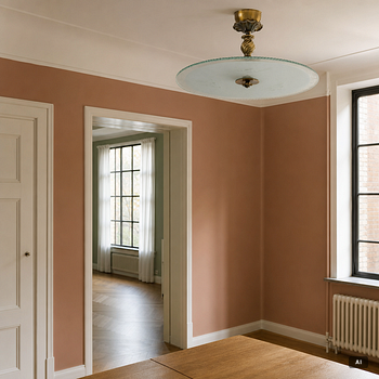 Ceiling lamp, mid-20th century.