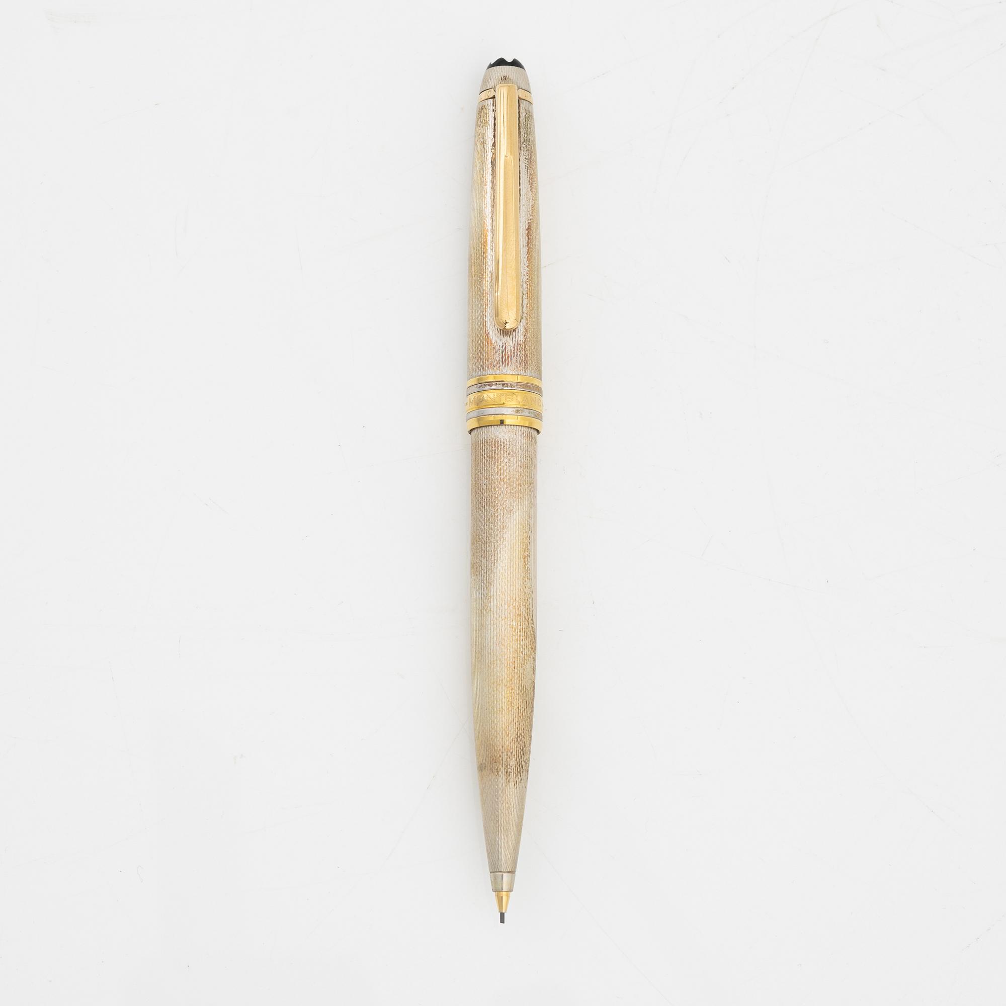 Montblanc, a 'Meisterstück Solitaire' mechanical pencil.