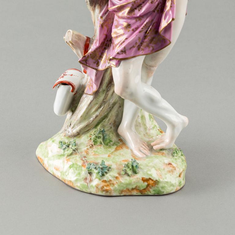 FIGURIN, porslin, 1800-tal. Meissen.
