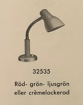 Bertil Brisborg, bordslampor, ett par, modell 32535, Nordiska Kompaniet, 1950-tal.