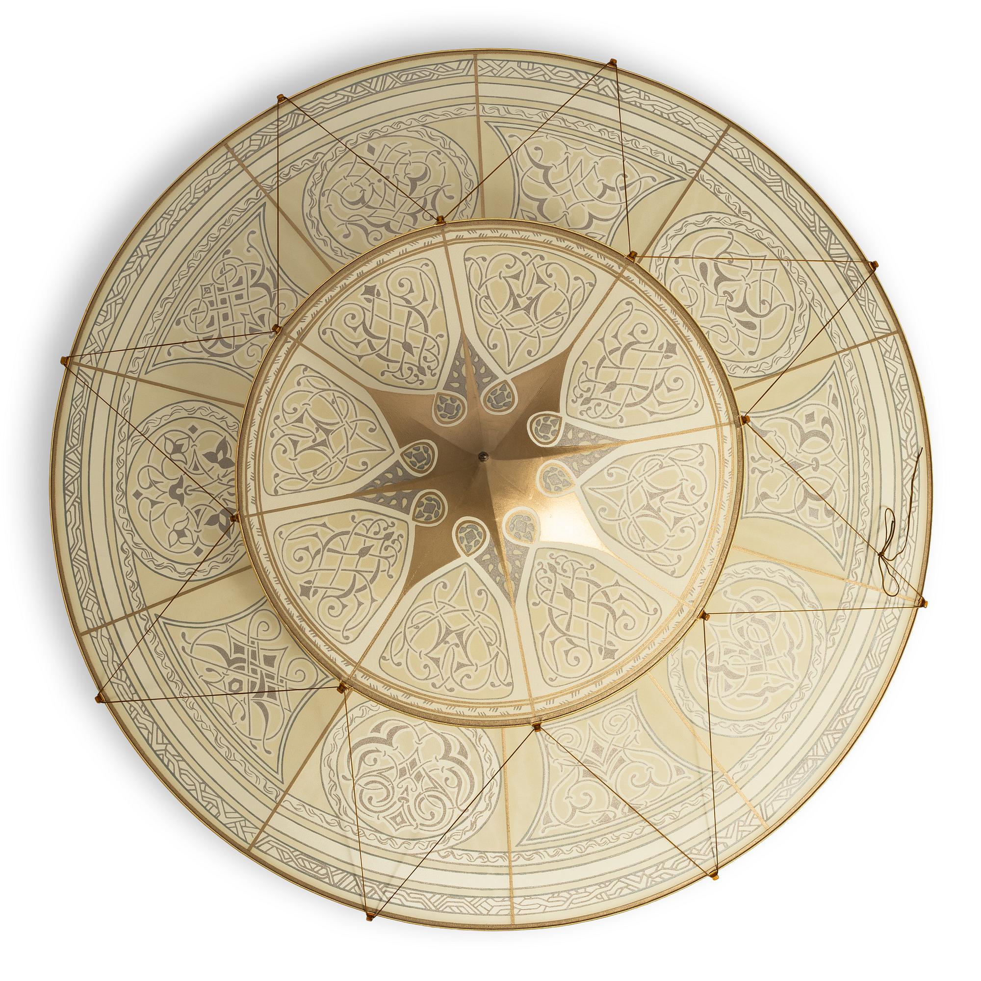 Mariano Fortuny, taklampa, "Scheherazade", Venetia Studium, Venedig, Italien, 2008.