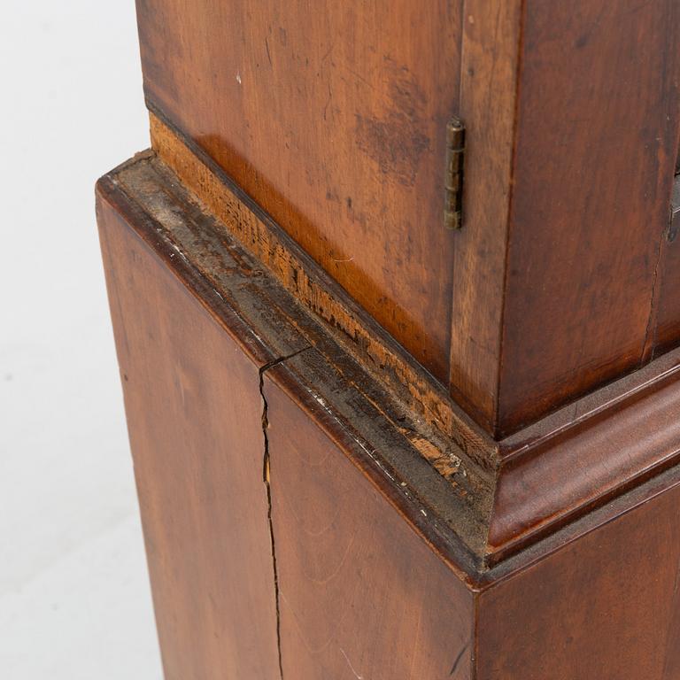 A late 18th Century Mahogany Grandfather Clock.