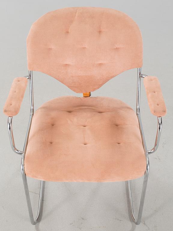 A "Sam" chair, designed by Sam Larsson for Dux, second half of the 20th cenutry.