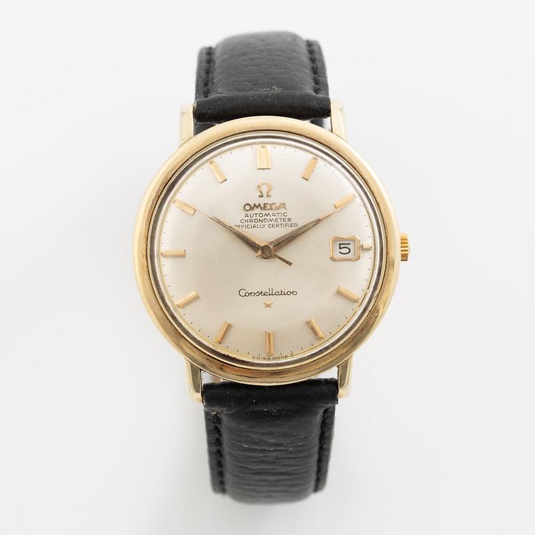 Omega, Constellation, "Pie-Pan", armbandsur, 35,5 mm.