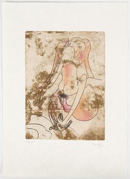 Roberto Matta, etchings in colours, 1971 signed and numbered 67/85.