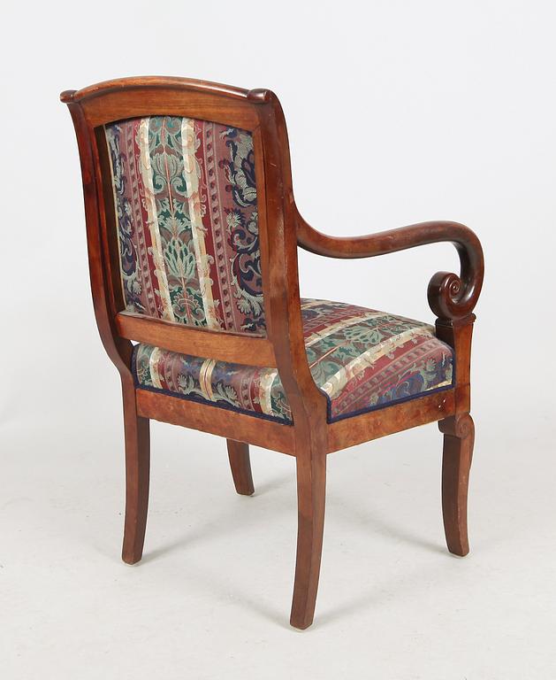 SKRIVSTOL, senempire, 1800-talets första hälft.