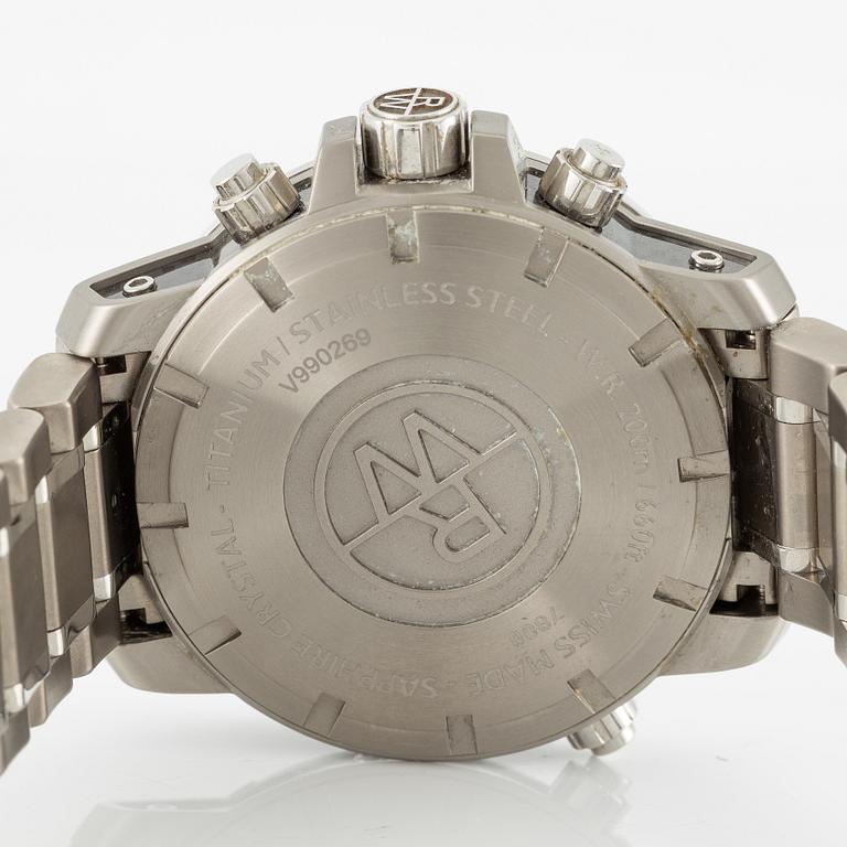 Raymond Weil, Nabucco, chronograph, wristwatch, 46 mm.