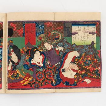 Koikawa Shozan, bok, shunga, Japan 1857.