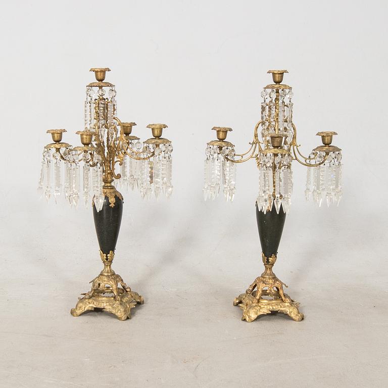 Candelabras, a pair, Neo-Rococo, circa 1900.
