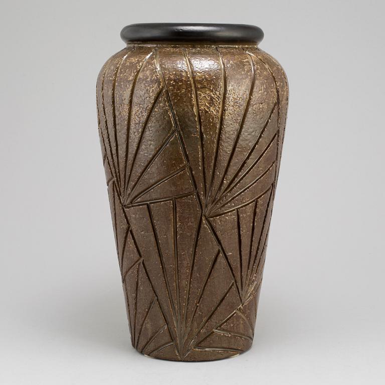 INGRID ATTERBERG, a earthenware floor vase, Upsala-Ekeby.