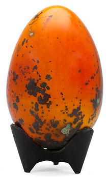 A Hans Hedberg faience egg, Biot, France,