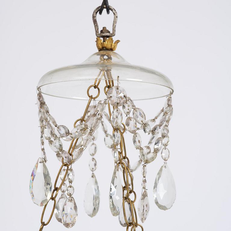 A one-light lanter, 20th century incorporating older elements.