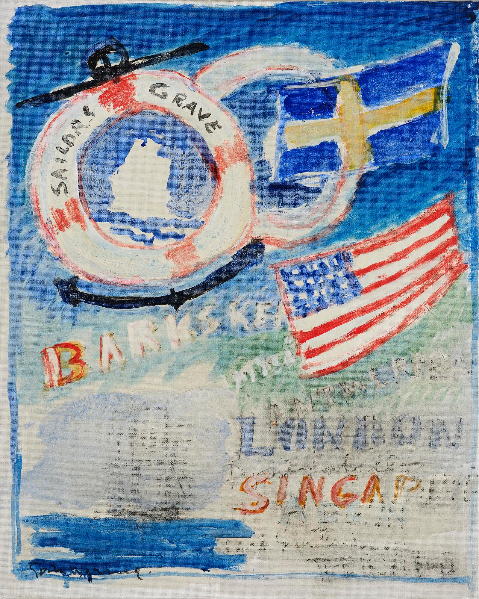 Gösta Werner, "Sailors grave".