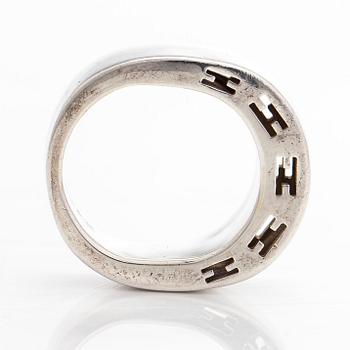 Hermès, ring, "Clarte", sterlingsilver.