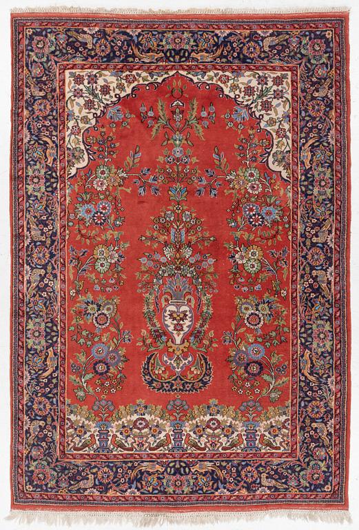Carpet, likely eastern Persia, approximately 270 x 185 cm.