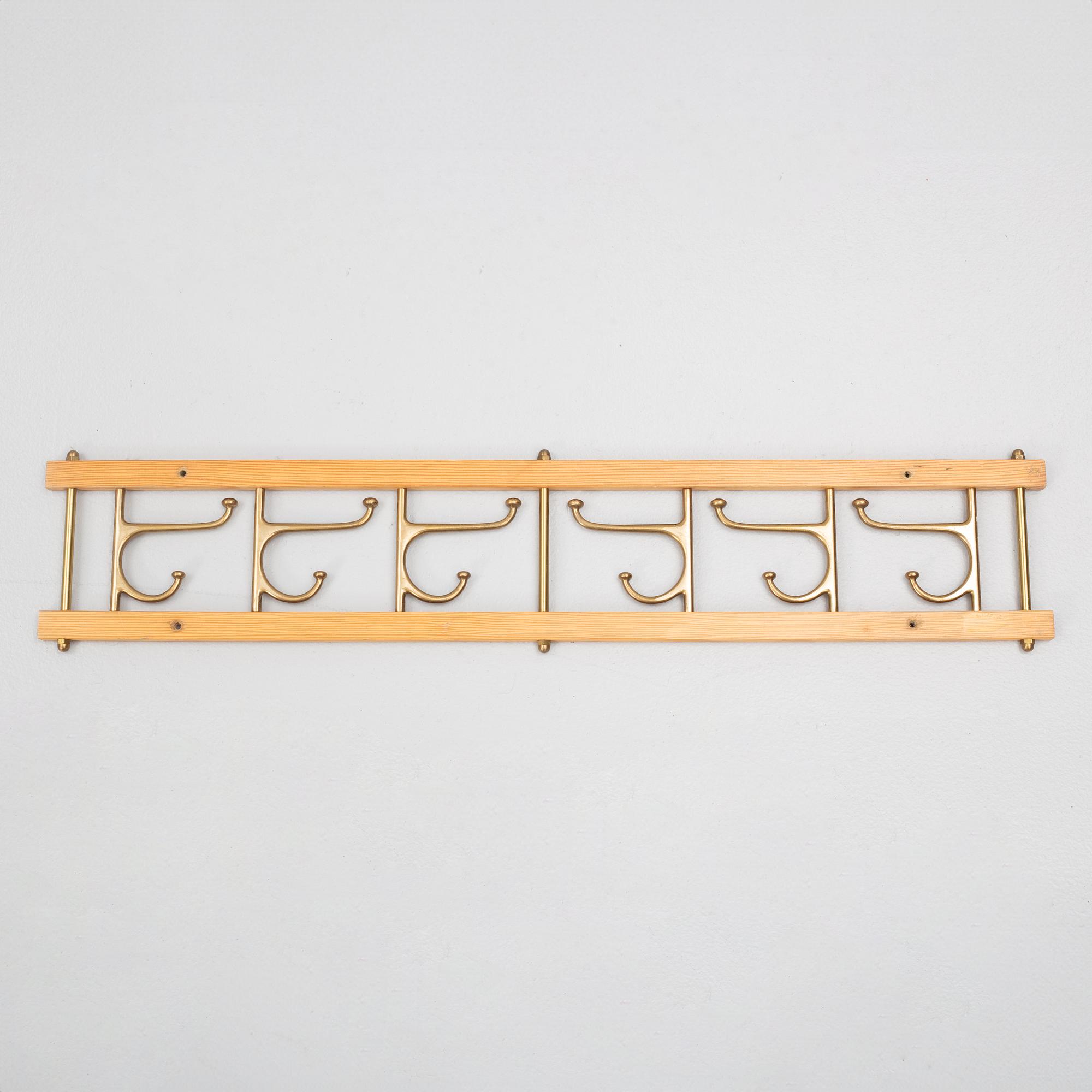 A 'Dekorativ' coat hanger, Skoglunds metallgjuteri, Anderstorp, 1950s/60s.
