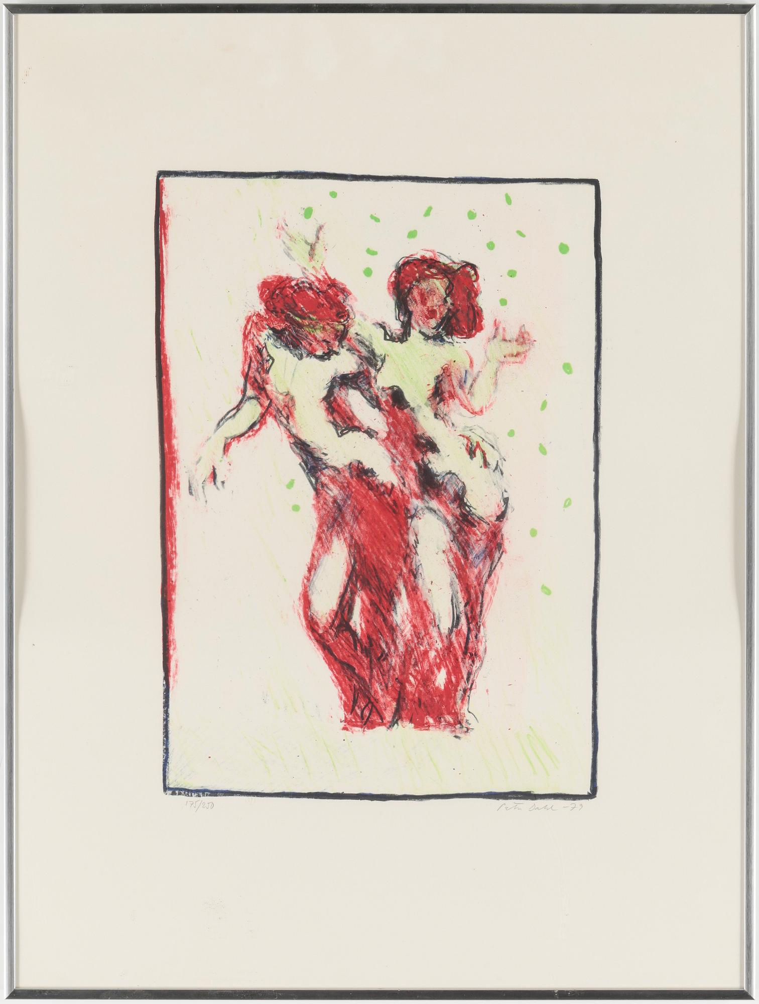 PETER DAHL, färglitografi, signerad o numrerad 175/250. Daterad - 79.