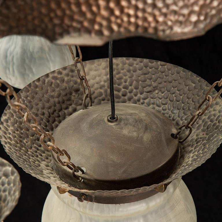 An early 20th Century ceiling light.