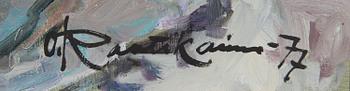 Orvo Raatikainen, oil on canvas, signed and dated -77.