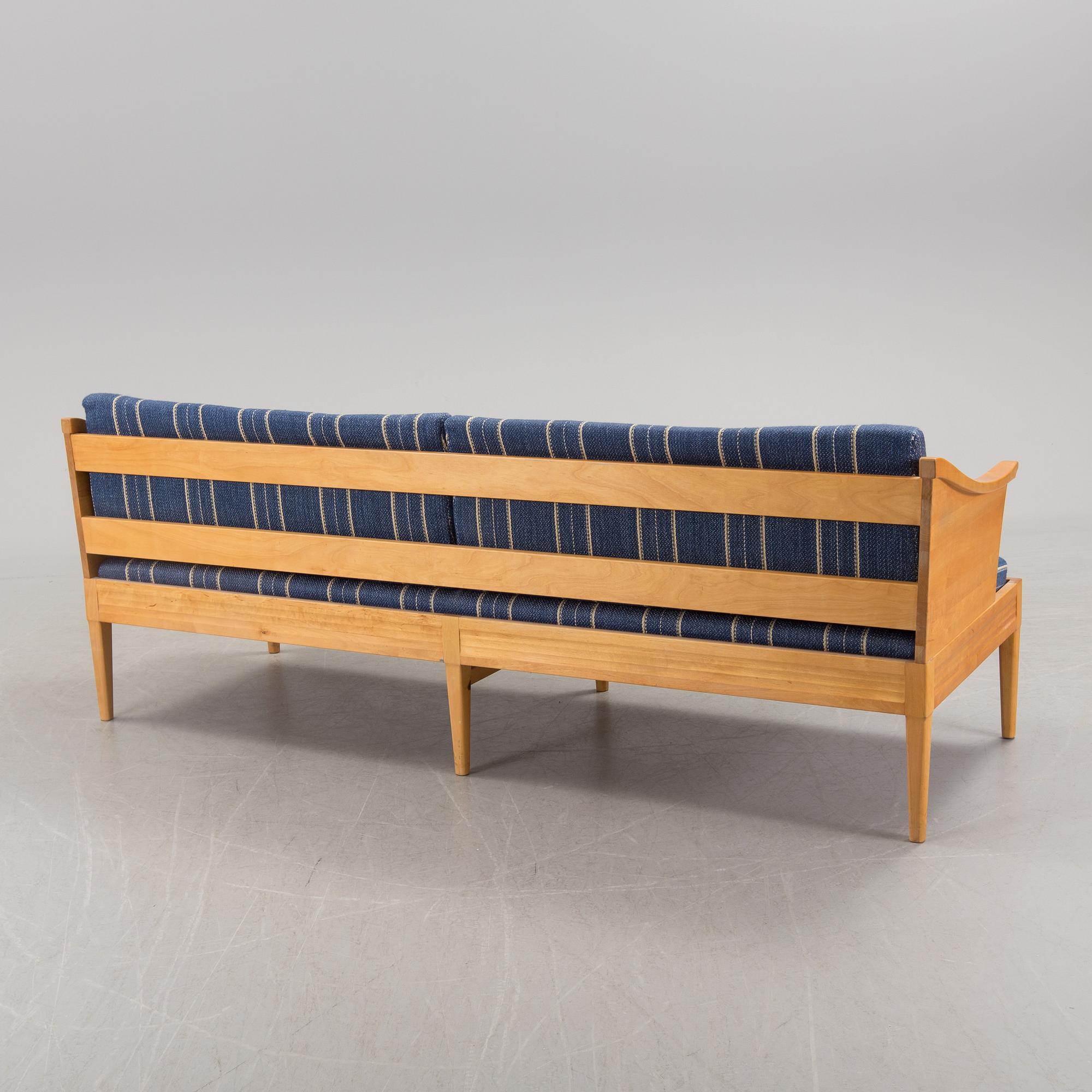A 'Stora salen' sofa by Carl Malmsten.