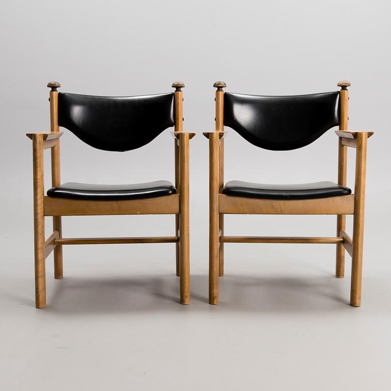 ERIK UHLENIUS, a pair of "Pixen" open armchairs for Lepokalusto 1960s.