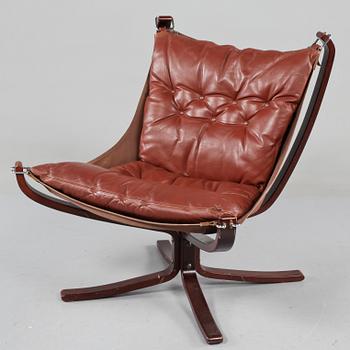 FÅTÖLJ, "Falcon chair", Sigurd Russel, Vatne möbler, 1970-tal.