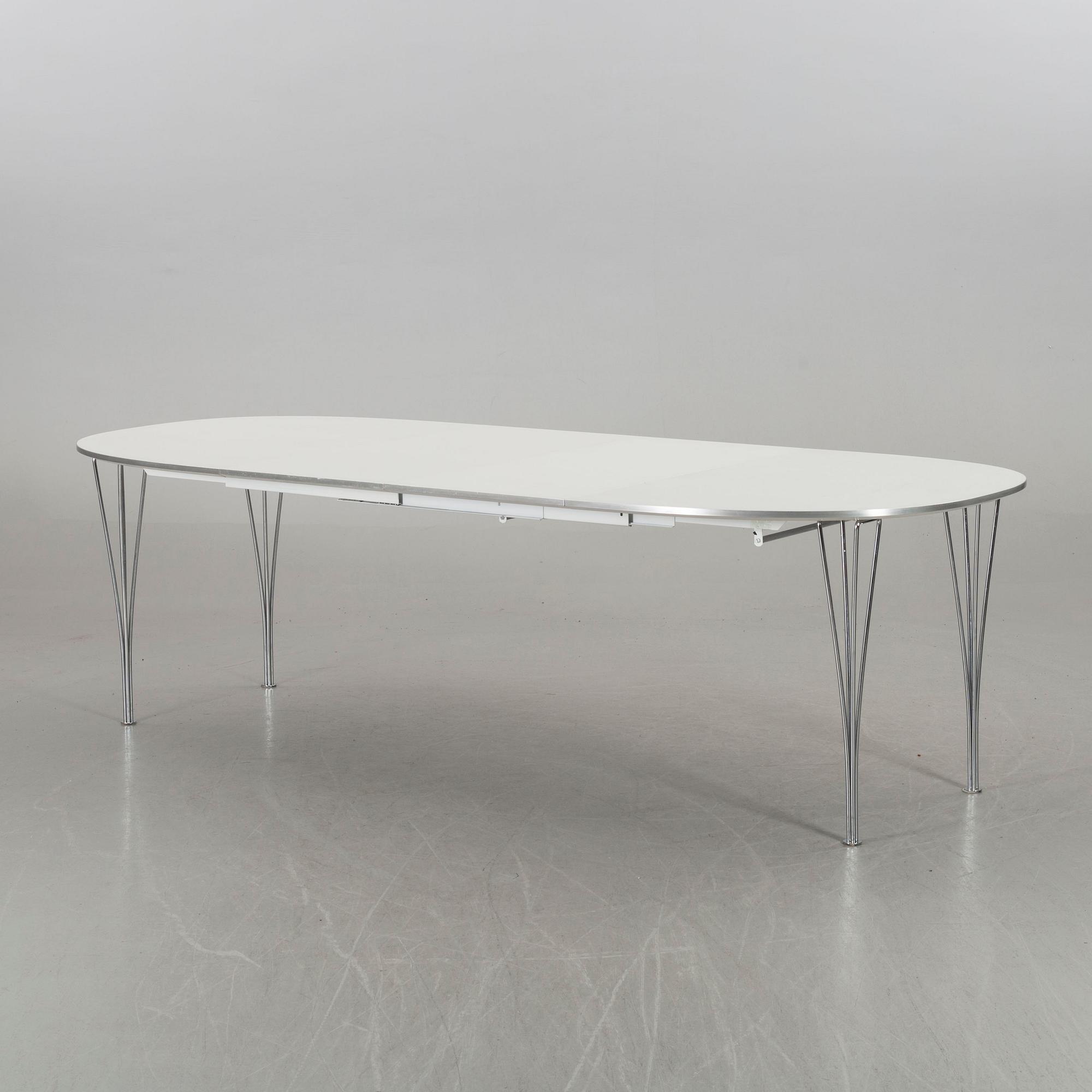 A BRUNO MATHSSON AND PIET HEIN "SUPERELLIPS" TABLE, Fritz Hansen, Denmark.