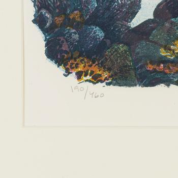 Roland Svensson, lithograph in colors, signed and numbered 190/460.