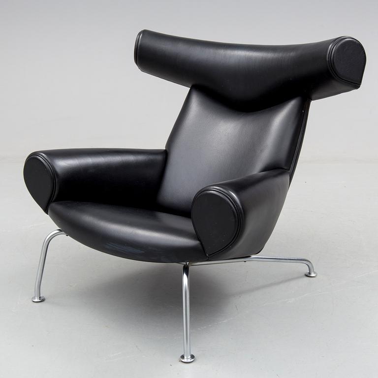 FÅTÖLJ, "Ox-chair",  Hans J Wegner, Erik Jörgensen, Danmark, modellen lanserad 1961.
