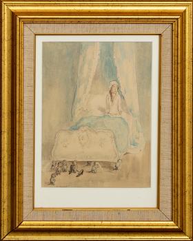 ROBERT HÖGFELDT, mixed media signed.