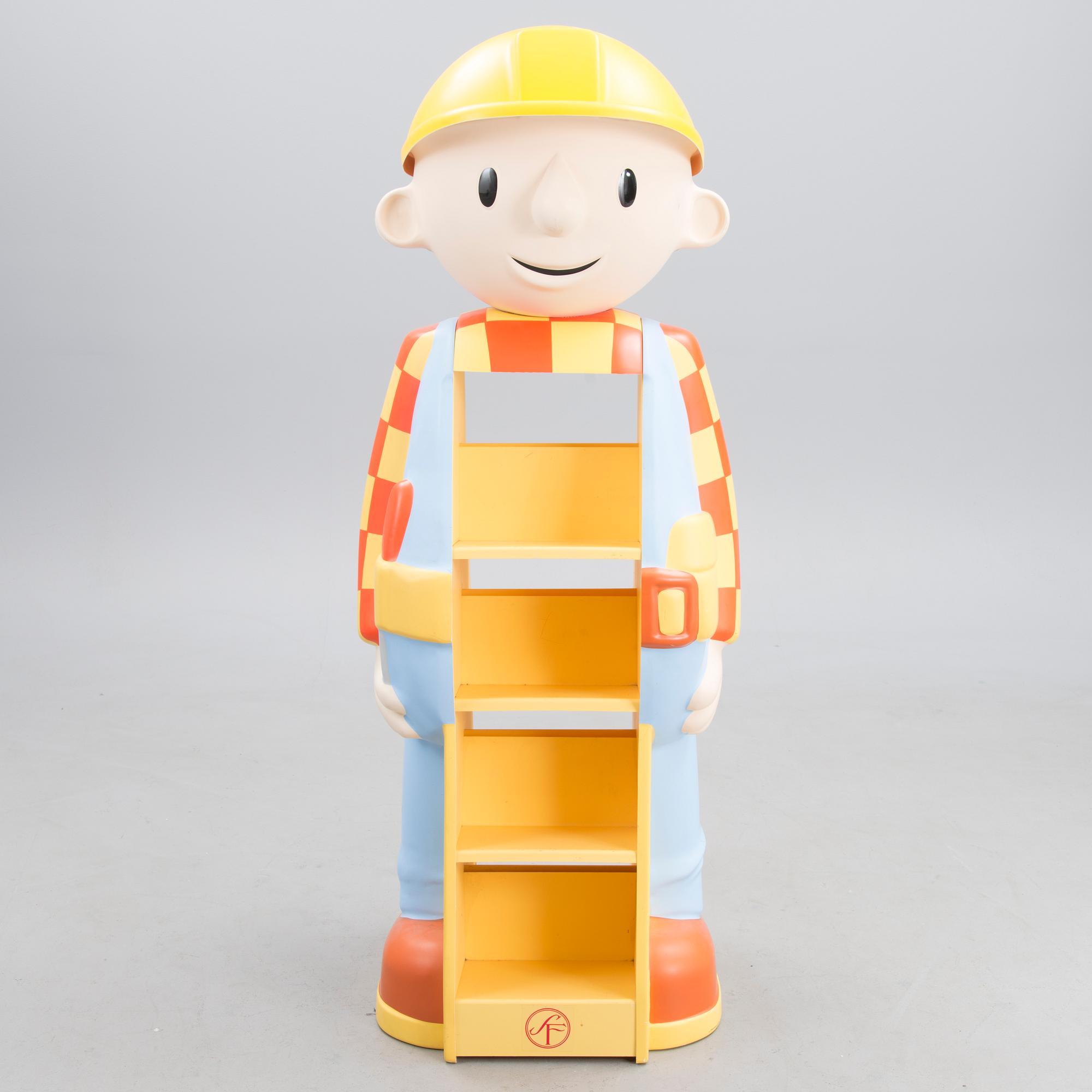 A bookshelf, "Bob the Builder", 2000s.