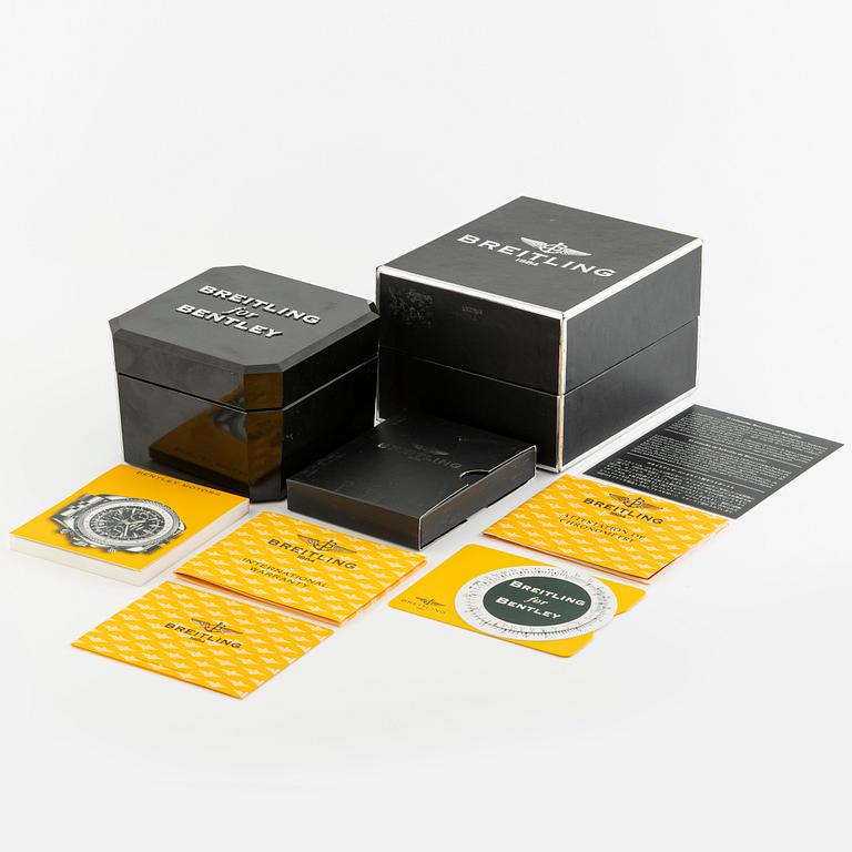 Breitling, Bentley Motors, wristwatch, chronograph, 48.7 mm.