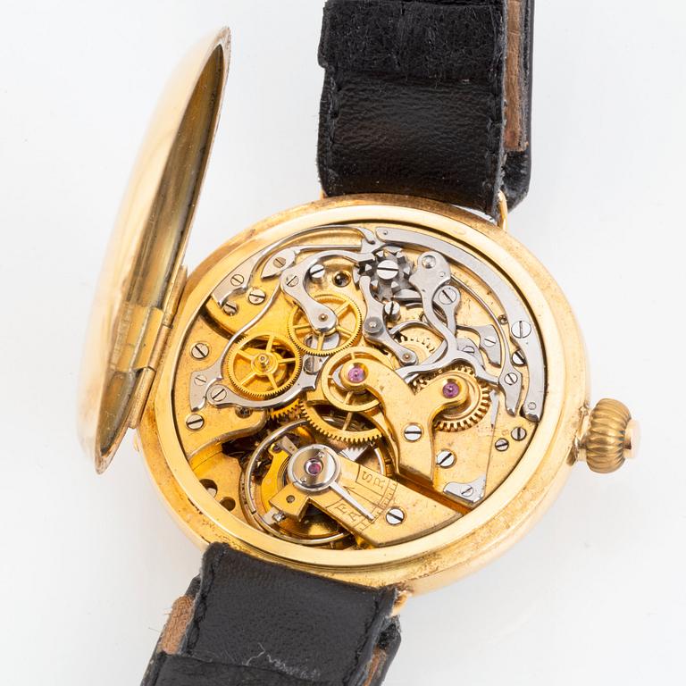 Chronomètre Eberhard, Milan, chronograph, "Monopusher", "Arvid Flory".