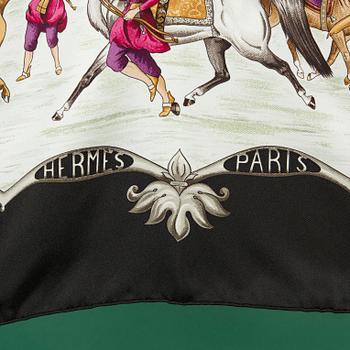 A Hermes SCARF, Les Chevaux des Empereurs Moghols",  Hermès, Paris.