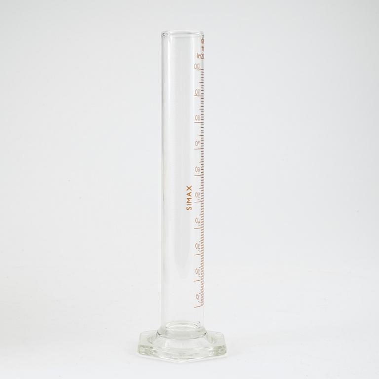 MÄTGLAS, 6 st, Bohemia glas, Czechoslovakia, 40/50 - talet.