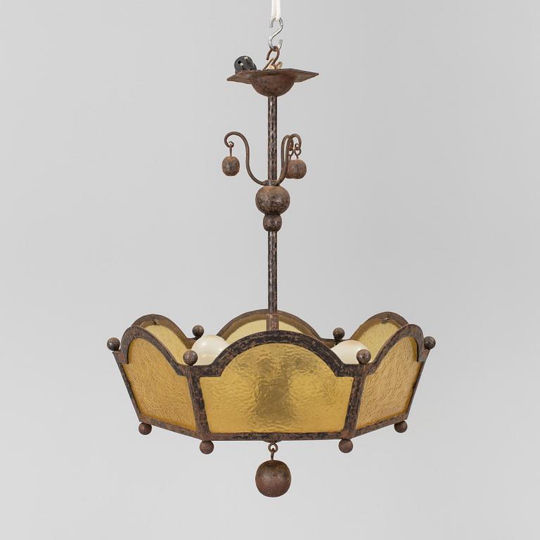 A CEILING LIGHT, first half of the 20th century.