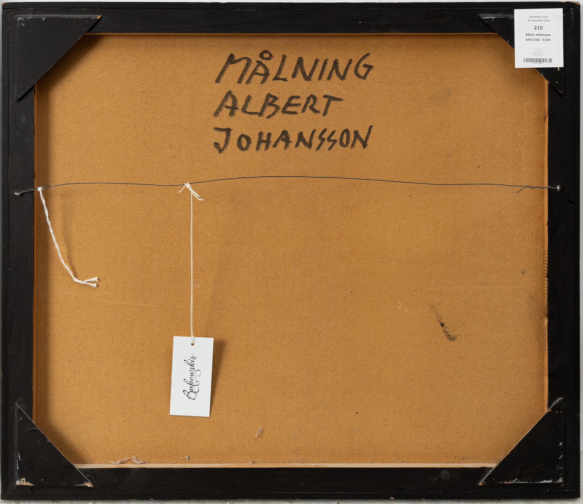 Albert Johansson, "Målning".