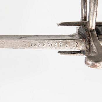 Sabel, svensk, m/1825 för Livregementet och Smålands husarer, med balja.